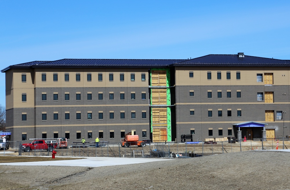 Continued barracks construction at Fort McCoy