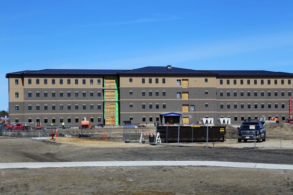 Continued barracks construction at Fort McCoy