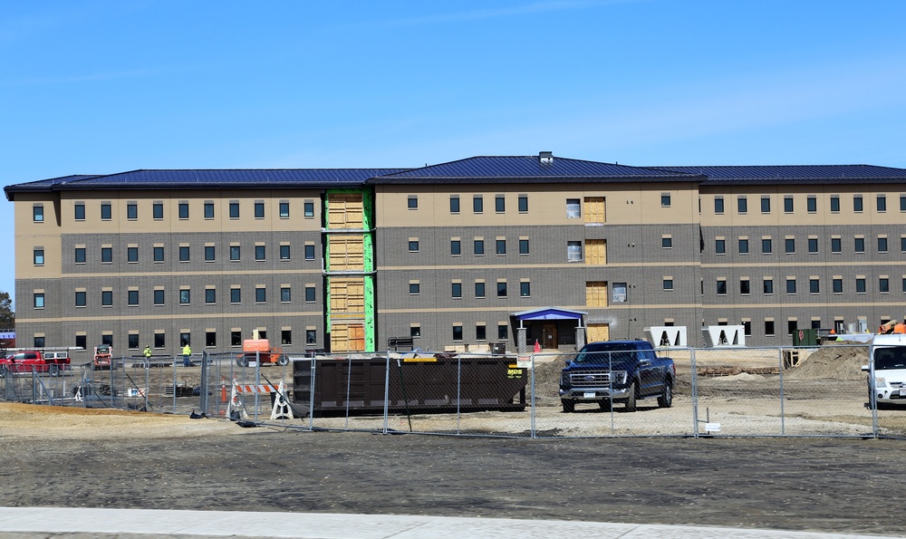 Continued barracks construction at Fort McCoy