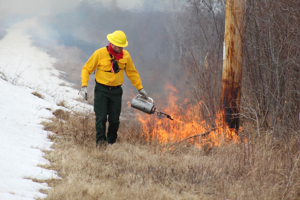 2022 prescribed burn operations at Fort McCoy
