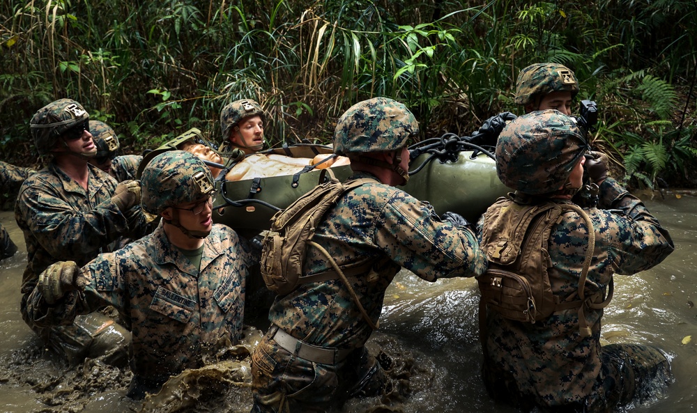 III MIG at Jungle Warfare Training Center: Casualty Evacuation
