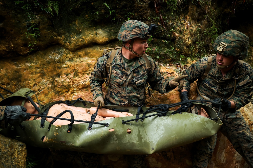 III MIG at Jungle Warfare Training Center: Casualty Evacuation