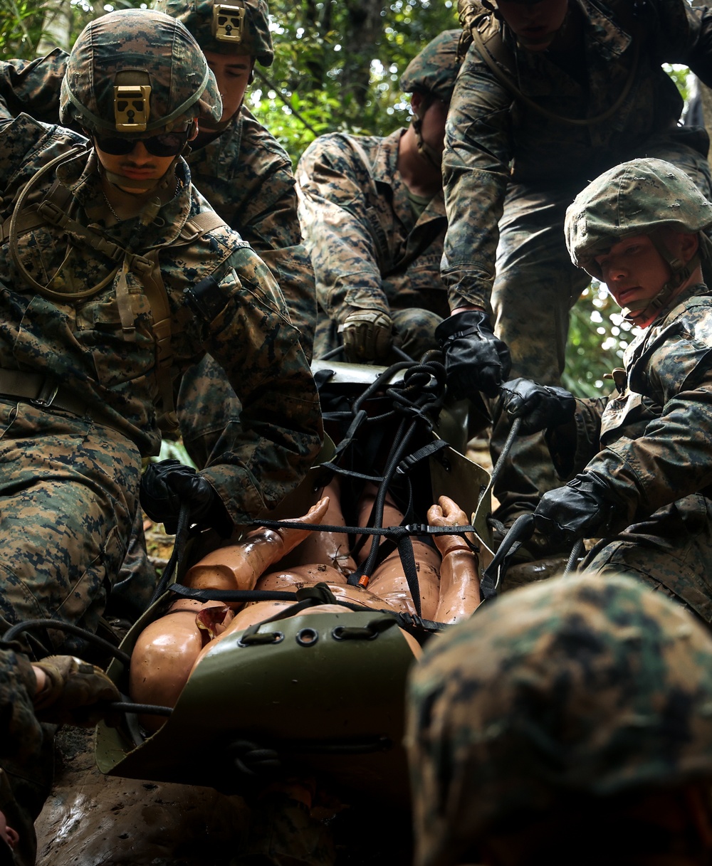 III MIG at Jungle Warfare Training Center: Casualty Evacuation