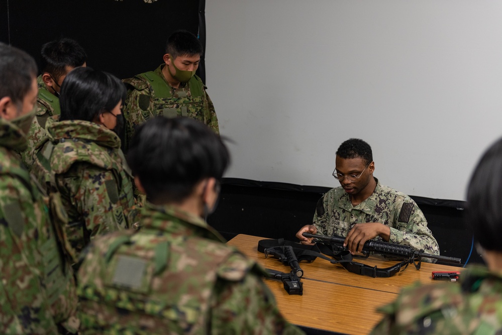 Weapons training onboard NAF Atsugi
