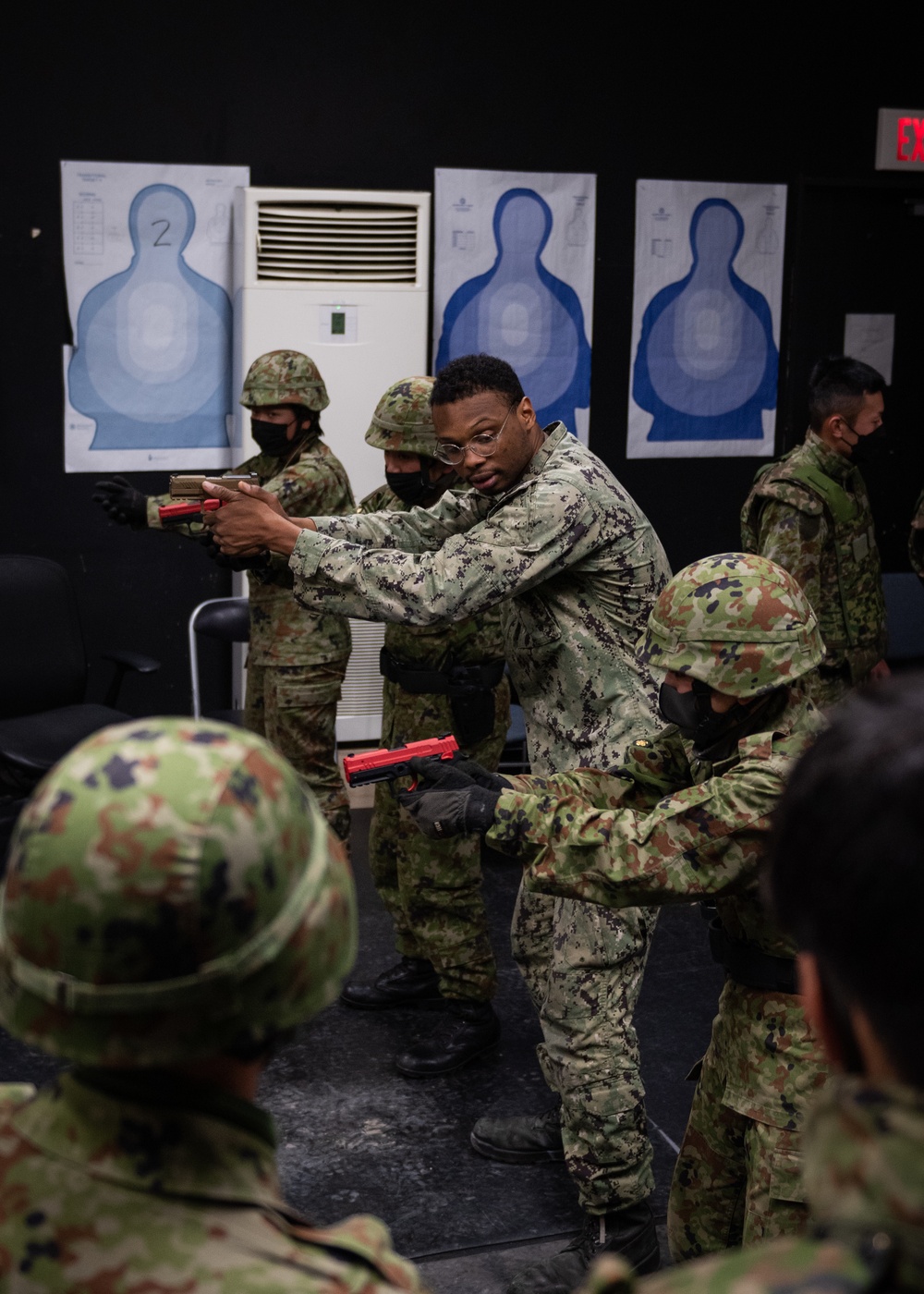 Weapons training onboard NAF Atsugi