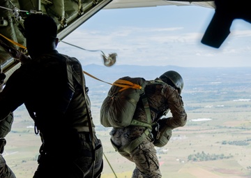 Balikatan 22 - Freefall and Static Line Jump