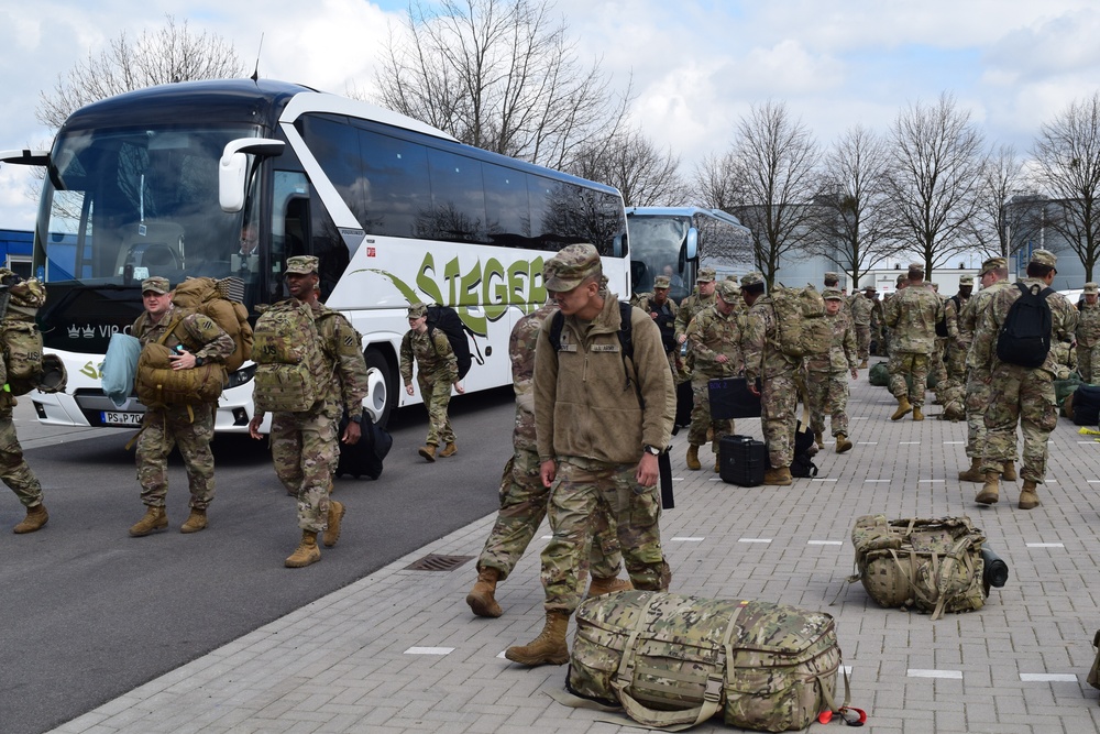 Arrival to USAG Benelux - Brunssum