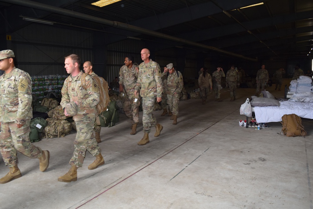 Arrival to LSA at USAG Benelux - Brunssum