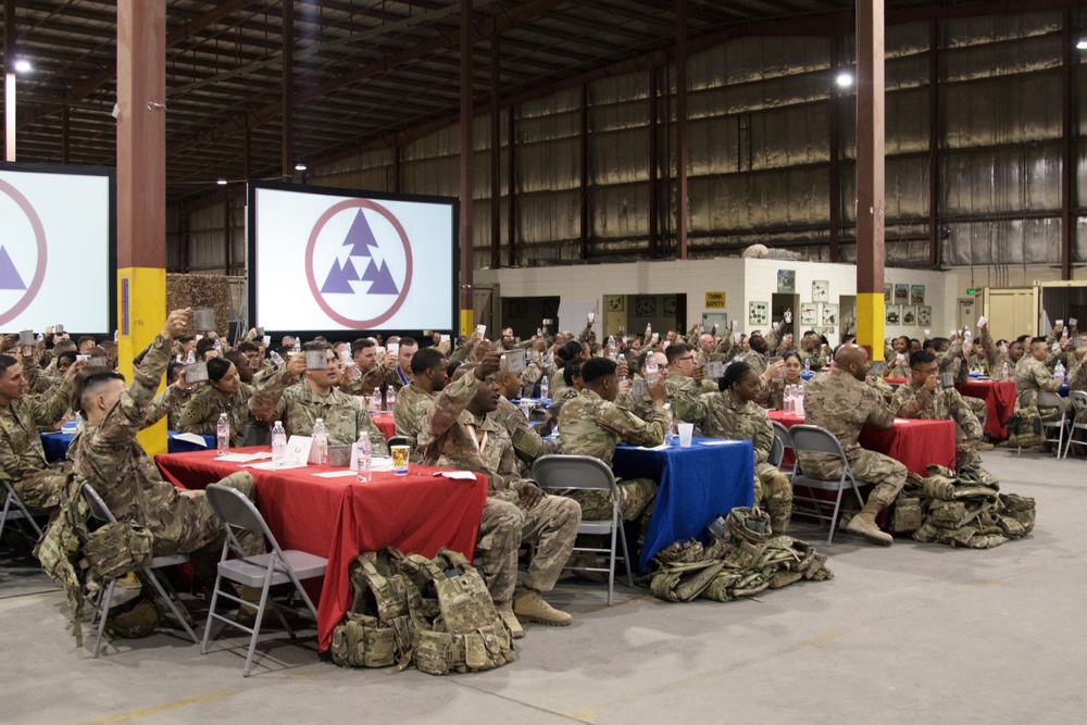 ‘Spears Ready’ Soldiers honor tradition, build camaraderie during tactical dining-in