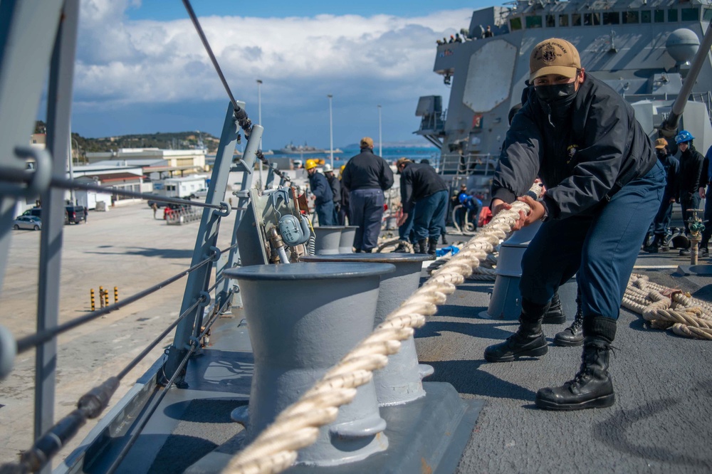 USS Jason Dunham (DDG 109) Arrives in Souda Bay