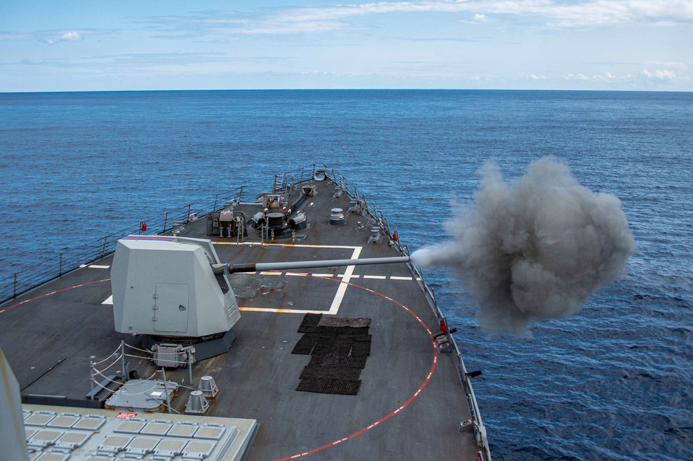 USS Jason Dunham (DDG 109) Conducts Post-Fire Maintenance