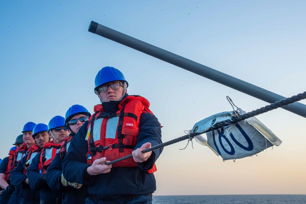 USS Jason Dunham (DDG 109) Conducts A Replenishment-at-Sea