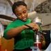 Abraham Lincoln Sailors conduct aircraft maintenance