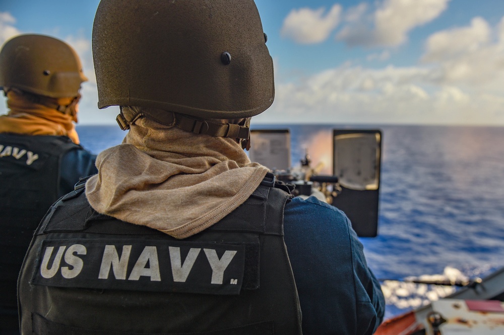 USS Green Bay (LPD 20) Conducts Surface Warfare Advanced Tactics Training