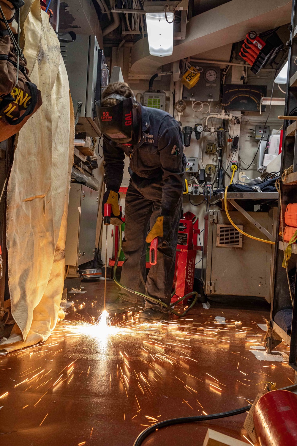San Jacinto is deployed with the Harry S. Truman Carrier Strike Group on a scheduled deployment in the U.S. Sixth Fleet area of operations.