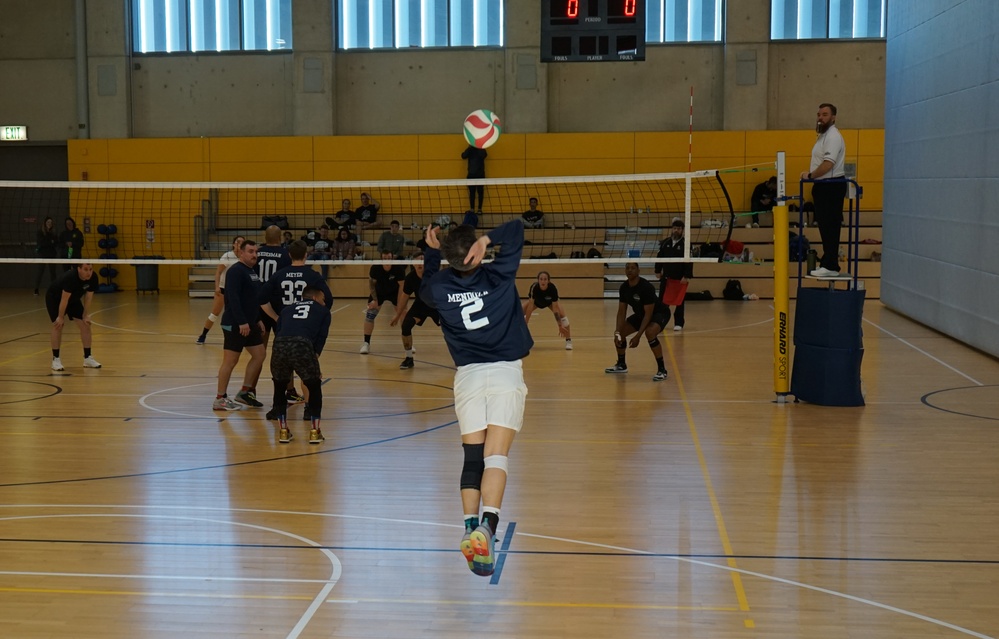 Ramstein spikes Aviano to win IMCOM-E Varsity Volleyball Tournament