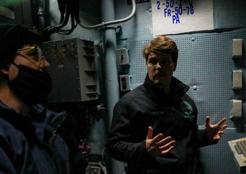 USS The Sullivans – Training