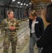 502nd Honorary Commanders wonderstruck from C-5M Super Galaxy