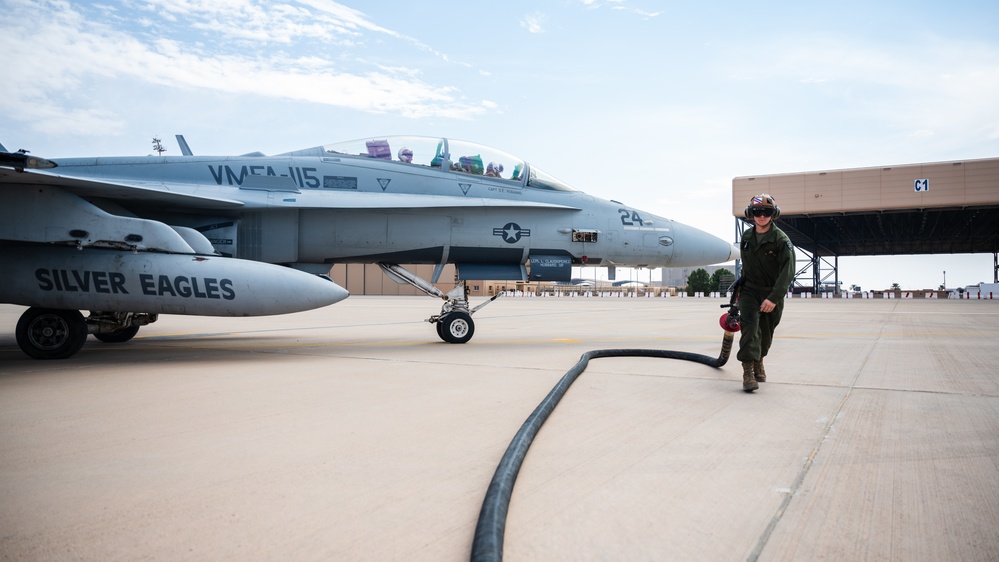 Marine F/A-18s redeploy from PSAB