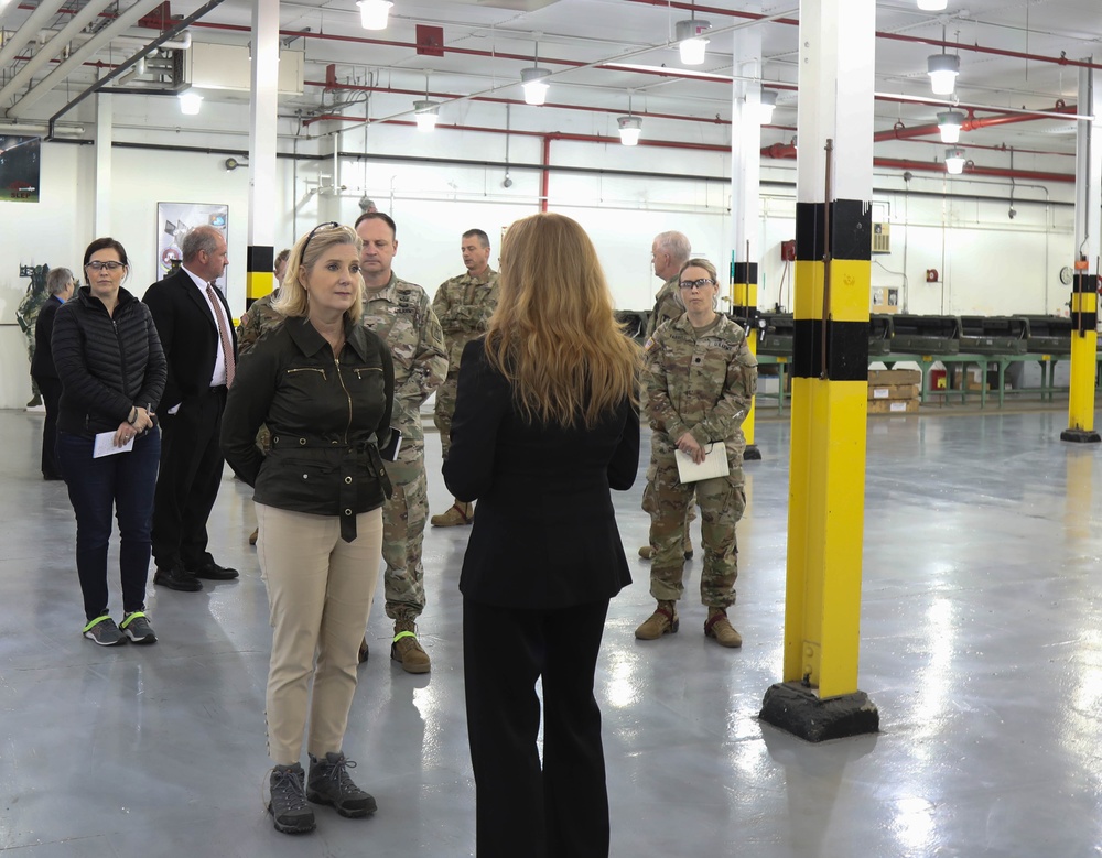 Army Secretary makes first visit to Organic Industrial Base facility