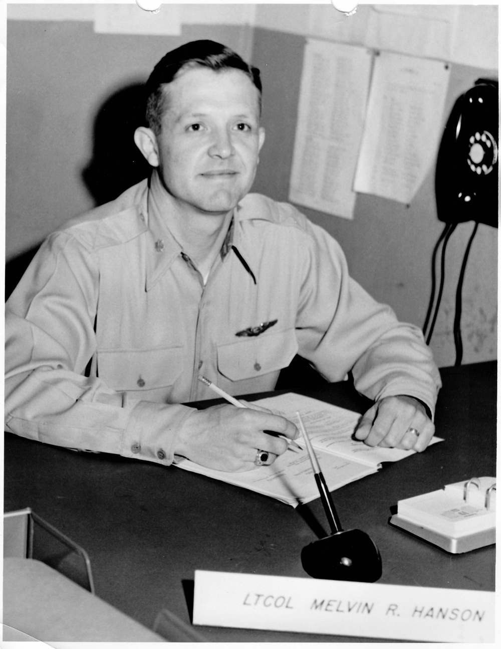 Lt. Col. Melvin R. Hanson, Washington Air National Guard