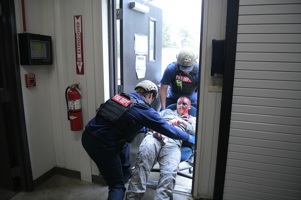 Robins AFB participates in active shooter exercise: ‘Run, hide, fight’