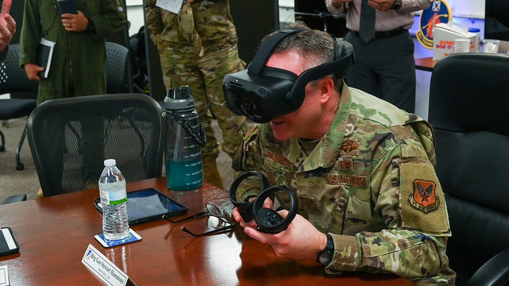 Brig. Gen. Hammons Tours Holloman MQ-9 Squadrons