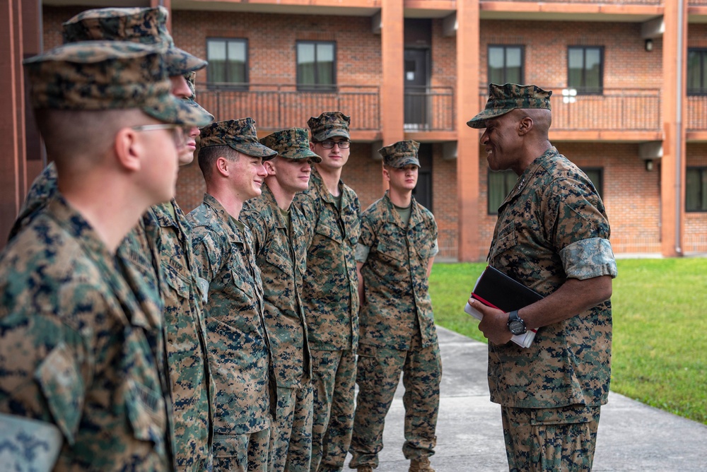 Lt. Gen. Michael Langley Visits Kings Bay