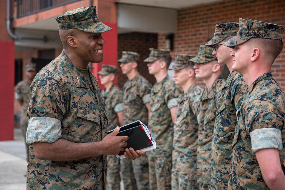 Lt. Gen. Michael Langley Visits Kings Bay