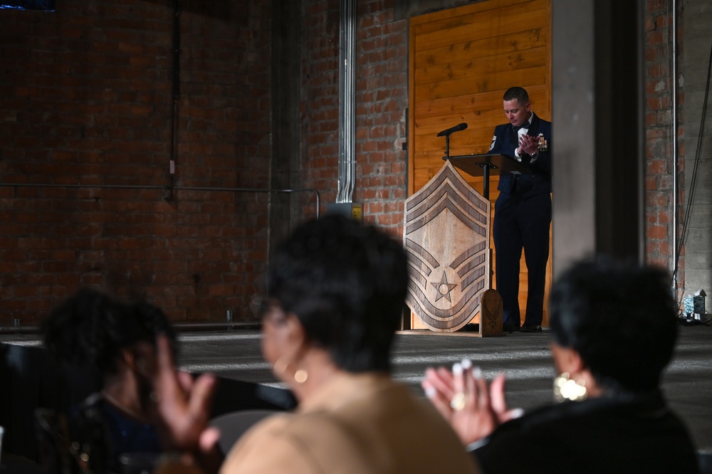 Dyess celebrates Airmen selected for top enlisted rank in Chief Master Sergeant Induction Ceremony