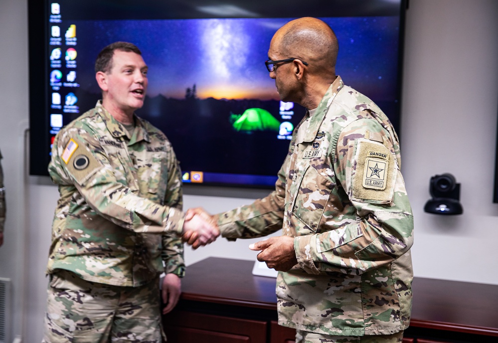 Deputy Chief of Staff G-1 Personnel of The United States Army visits America's First Corps