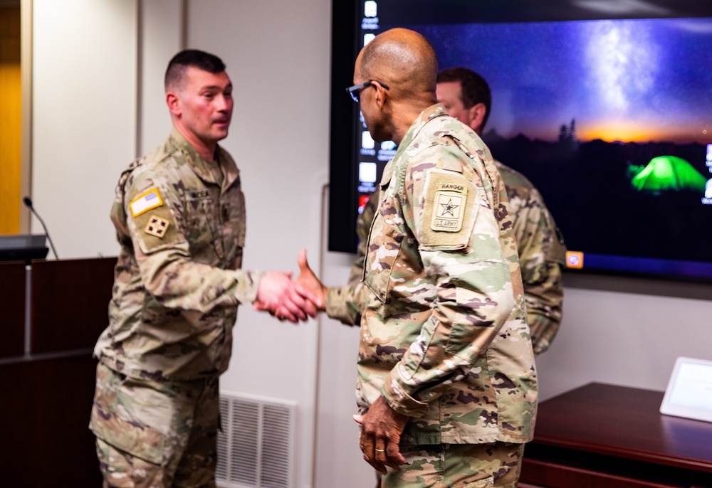 Deputy Chief of Staff G-1 Personnel of The United States Army visits America's First Corps