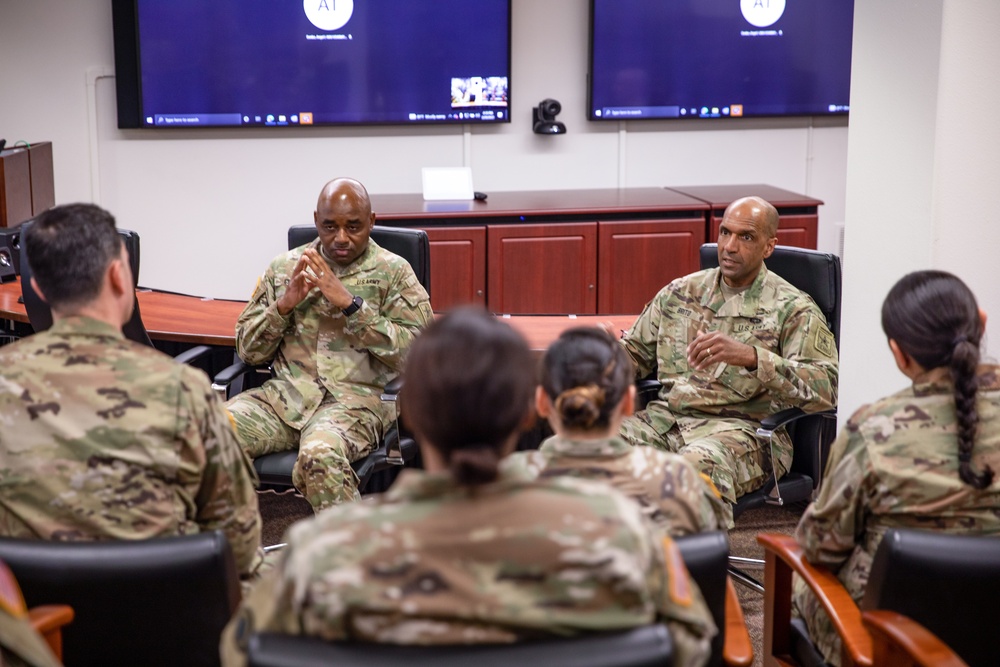 Deputy Chief of Staff G-1 Personnel of The United States Army visits America's First Corps