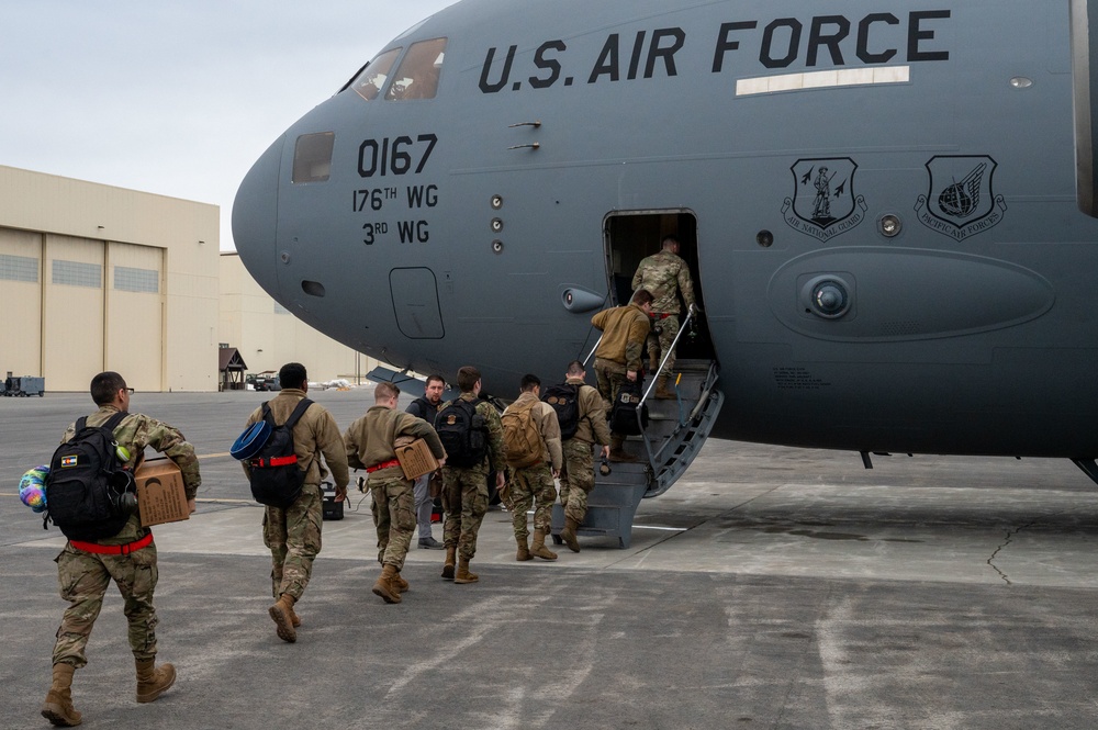 3rd Wing Airmen head north to Eielson in support of Polar Force 22-4