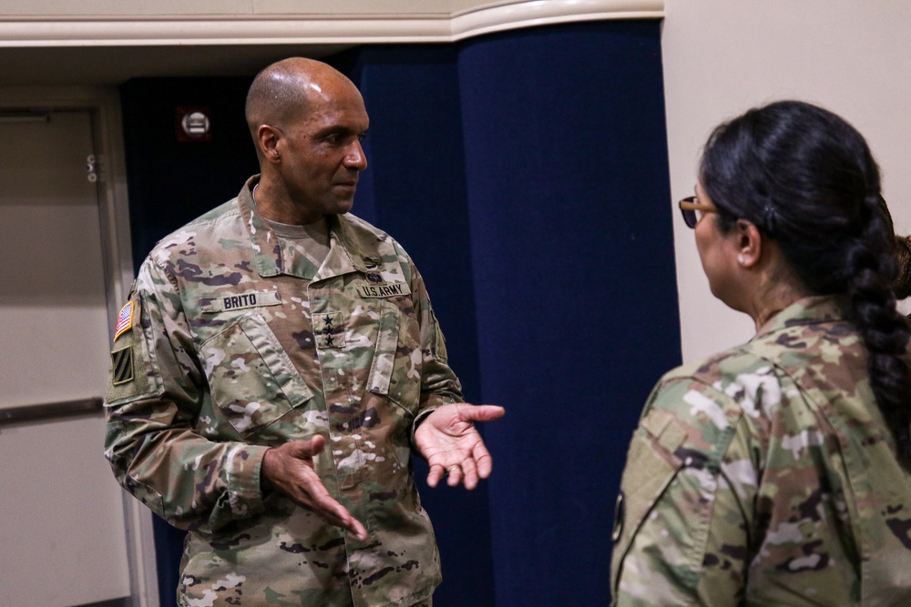 Deputy Chief of Staff G-1 Personnel of The United States Army visits America's First Corps