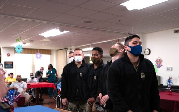 Delaware sailors visit vets during Wilmington port visit