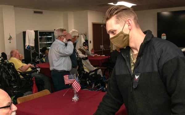 Delaware sailors visit vets during Wilmington port visit