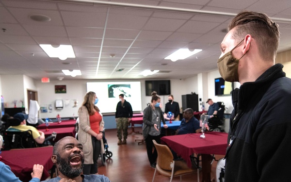 Delaware sailors visit vets during Wilmington port visit