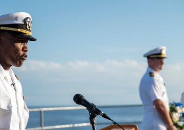 Frank Cable Coral Sea Wreath Laying
