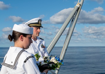 Frank Cable Coral Sea Wreath Laying