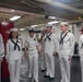 USS America (LHA 6) Conducts Dress Whites Inspection