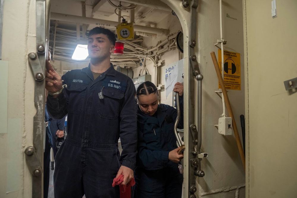USS America Sailors Conducts Daily Operations