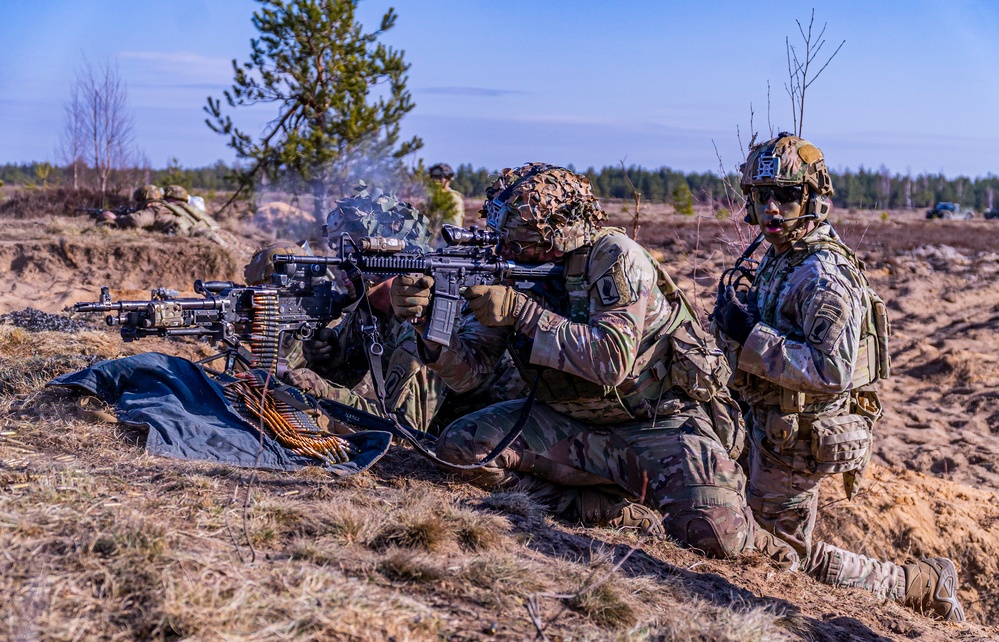 SkySoldiers conduct live-fire exercise in Latvia