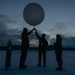 Marine Corps Meteorologists release weather balloon in Norway