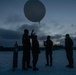 Marine Corps Meteorologists release weather balloon in Norway