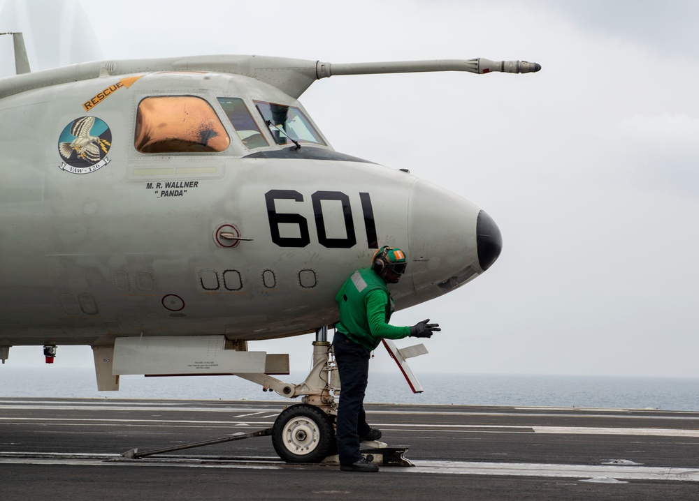 The Harry S. Truman Carrier Strike Group is on a scheduled deployment in the U.S. Sixth Fleet area of operations in support of naval operations to maintain maritime stability and security.