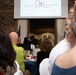 Col. Reilman serves up the Goodfellow update at a San Angelo Chamber of Commerce luncheon