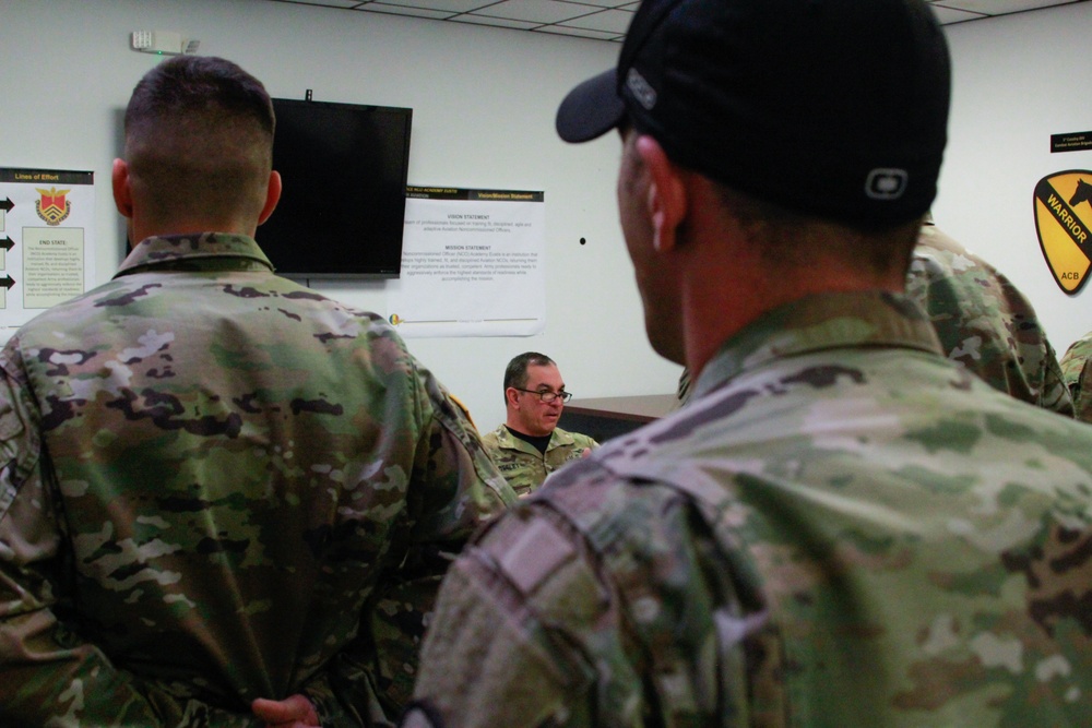 ALC Students compete in the Commandants Inspection