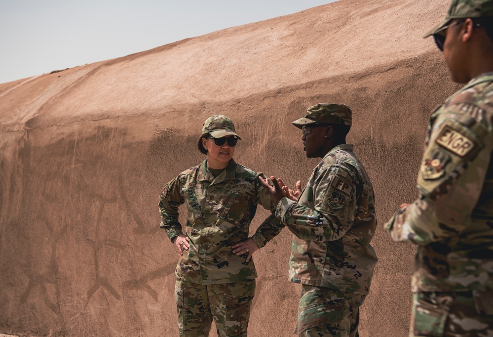 CMSAF JoAnne S. Bass Visits AUAB