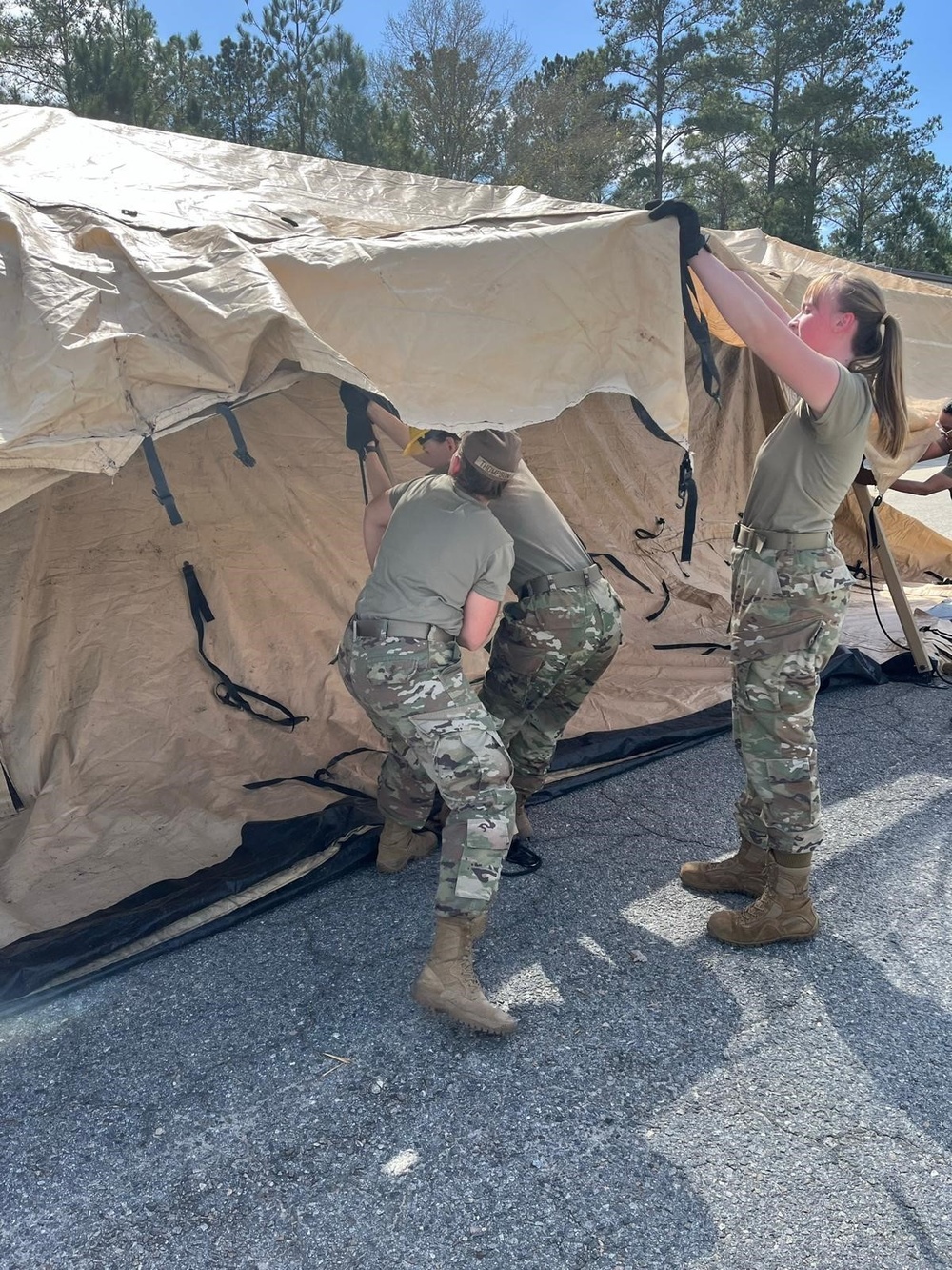 51st Combat Communications Squadron hosts first all-female Flexible Communications Package employment the 5th Combat Communications Support Squadron, the 78th Air Base Wing Communications Directorate and the 461st Air Control Networks Squadron